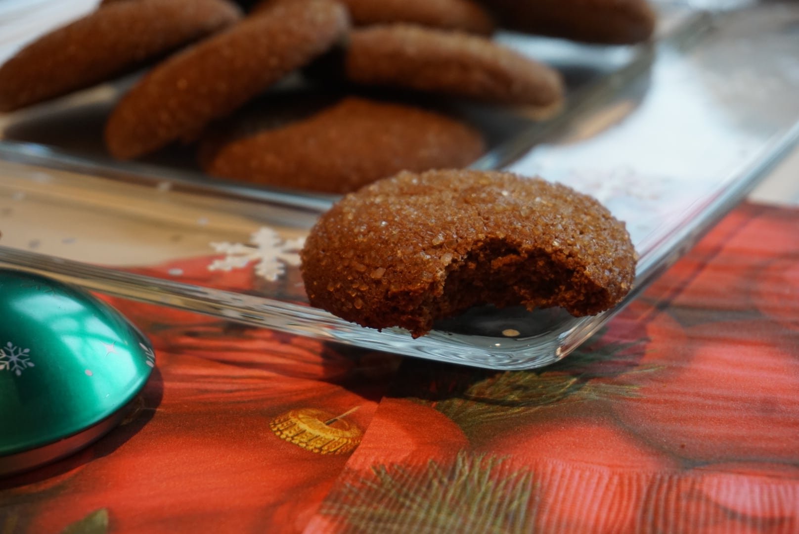 Molasses Gingerbread Cookies with Sprouted Spelt Flour